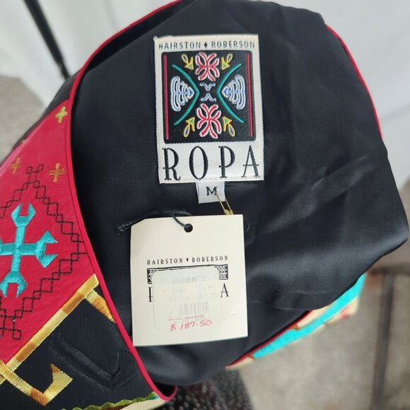 Vintage Hairston Roberson Ropa Western Vest Medium Deadstock - Picture 7 of 9